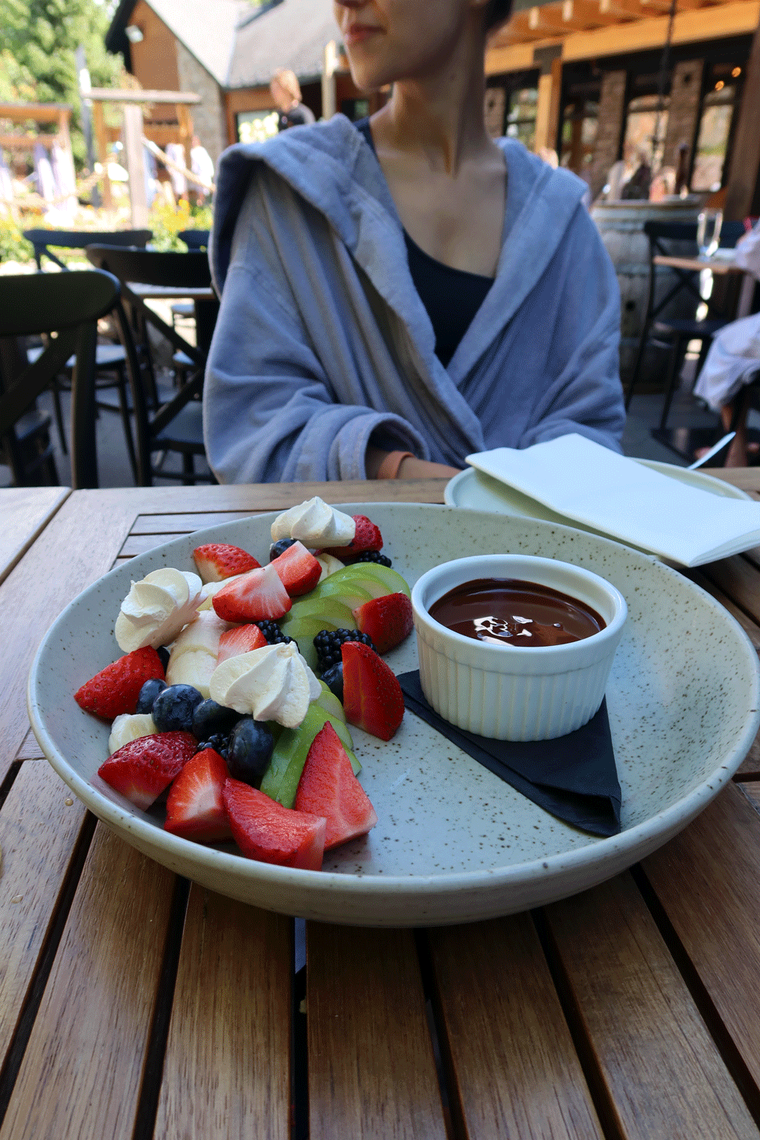 dessert at Le Resto