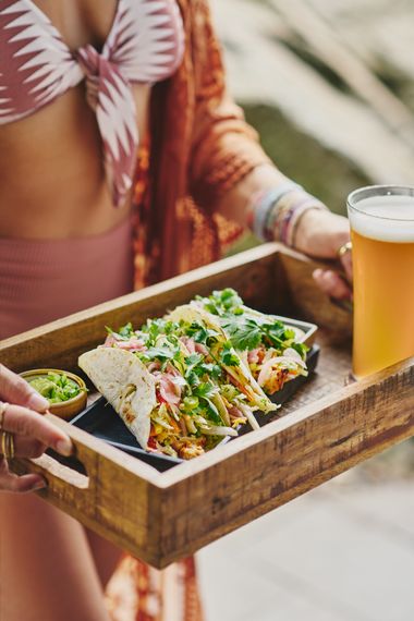 tacos dans un plateau