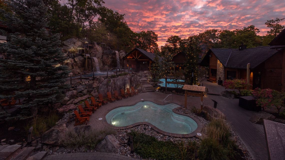 evening at the spa
