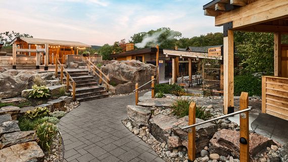 view of the spa