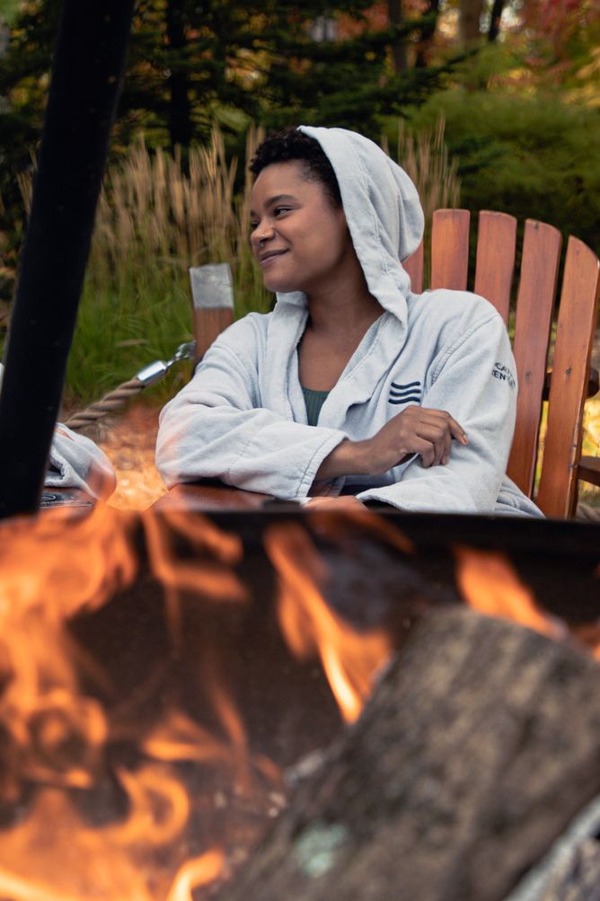 outdoor campfire
