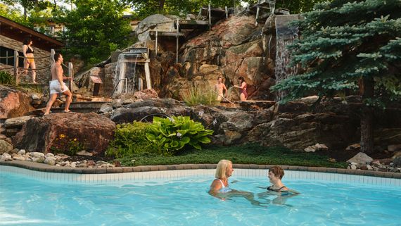 view of the Spa Village