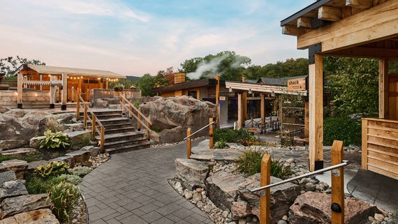 view of the Spa Village