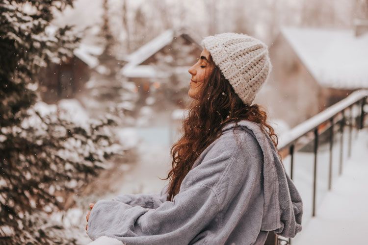 Camille Labonté at the Spa Village