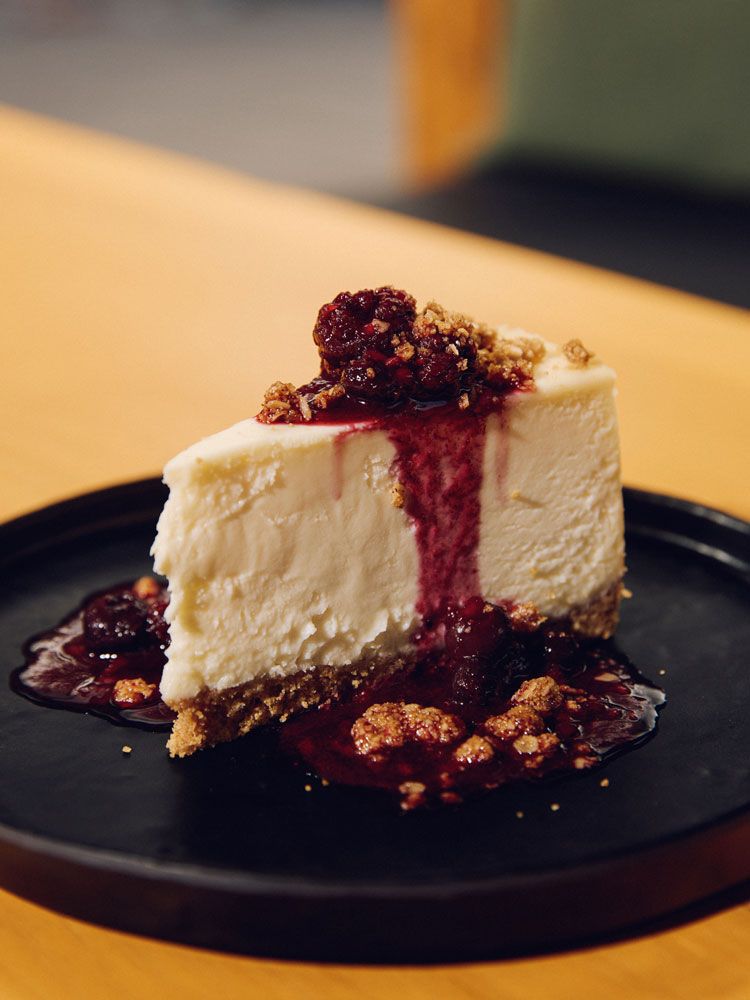 berries cheesecake