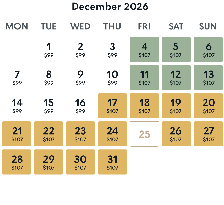 Calendar Dec 2026