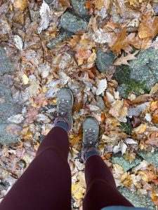 hiker on a trail